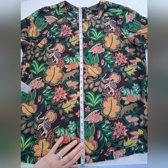 Scotch & Soda (Dans La Nuit)/ Colorful Jungle Print Blouse/ Size US S - Picture 17 of 17